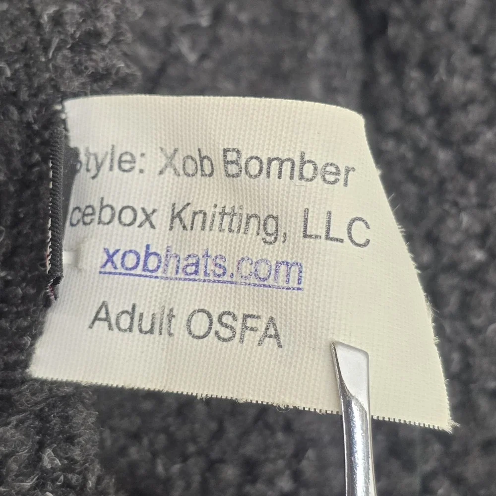 Xob Hats Icebox Bomber Beanie Blue Green Unisex One Size Wool Made In USA